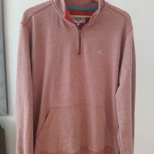 Hobie Men's Zip-Up Sweater in Red